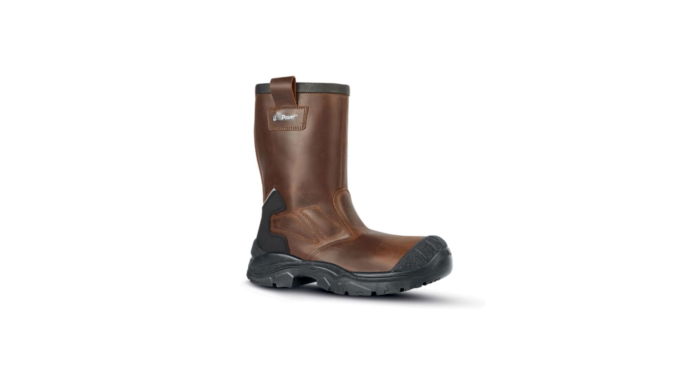 UPower ALASKA Brown Composite Toe Capped Men's Safety Boots, UK 11, EU 46