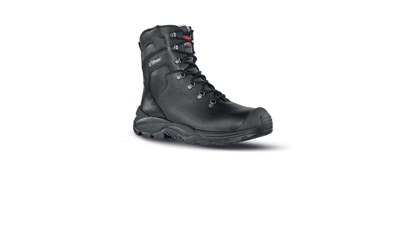U Group Rock & Roll Men's Black Composite Toe Capped Ankle Safety Boots, UK 2, EU 35