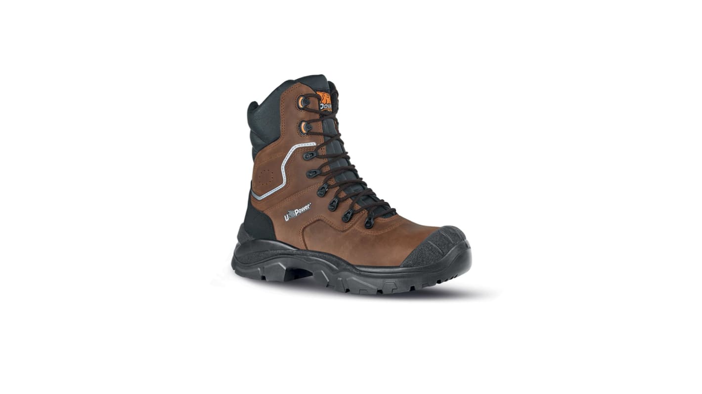 UPower CALGARY Brown Composite Toe Capped Men's Safety Boots, UK 5, EU 38