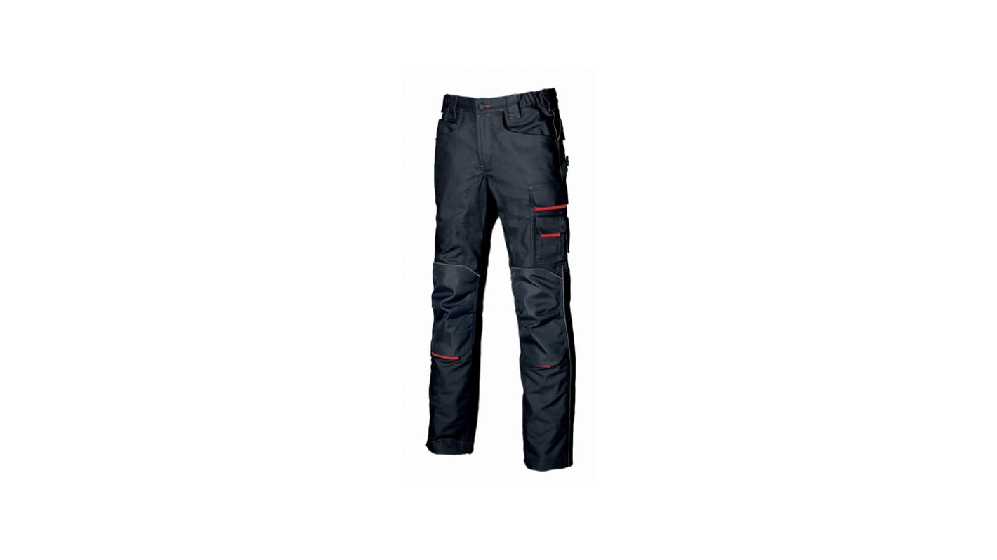 U Group Don't worry Blue 's 40% Polyester, 60% Cotton Durable Trousers 31-32in, 78-82cm Waist