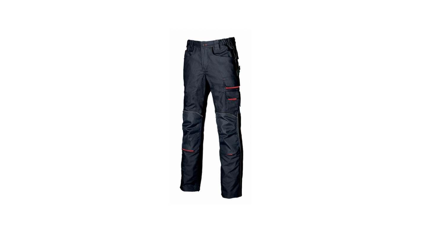 UPower Don't worry Unisex Hose Cargohose, 40 % Polyester, 60 % Baumwolle Blau Haltbar, Größe 102-106cm / 40-42Zoll