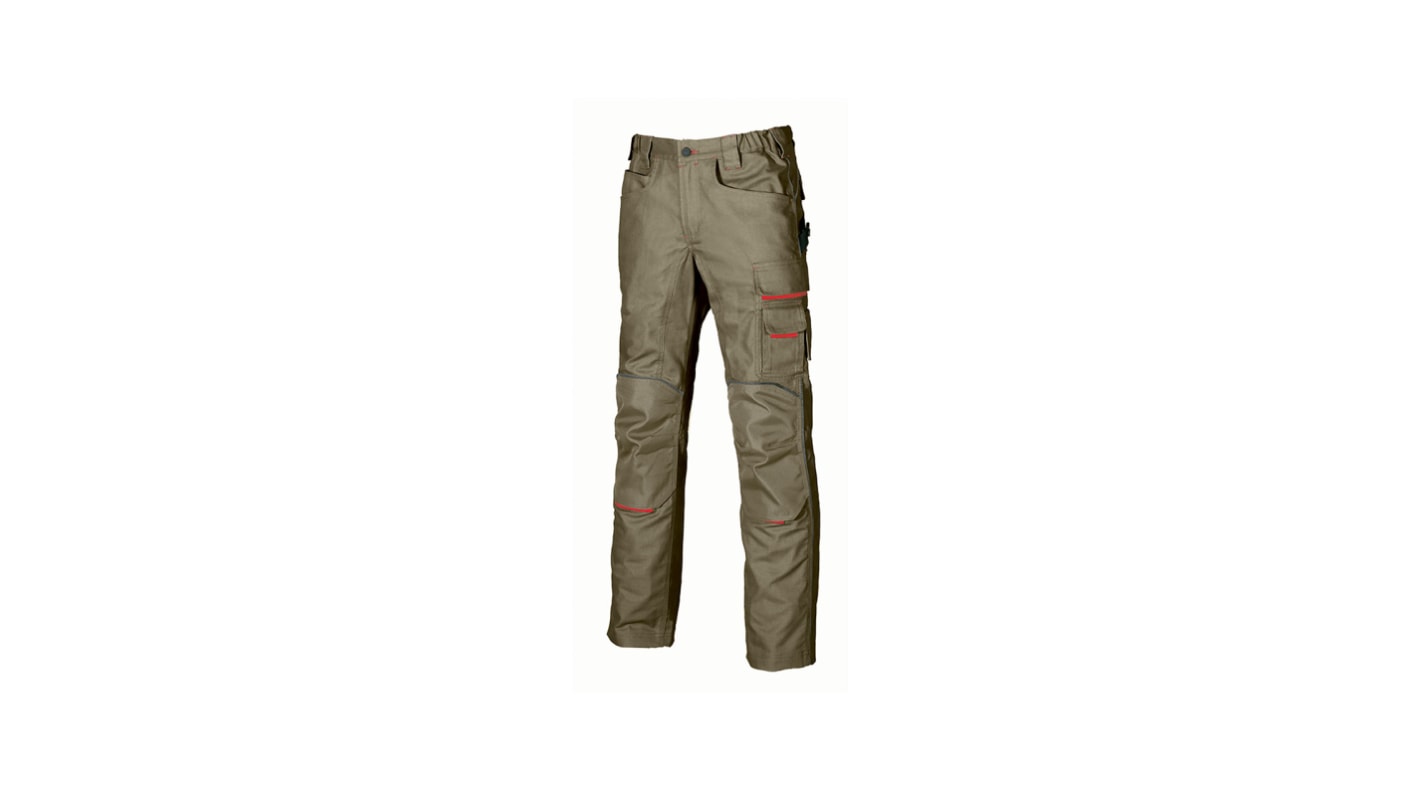 UPower Don't worry Unisex Hose Cargohose, 40 % Polyester, 60 % Baumwolle Wüstensand Haltbar, Größe 111-117cm / 44-46Zoll