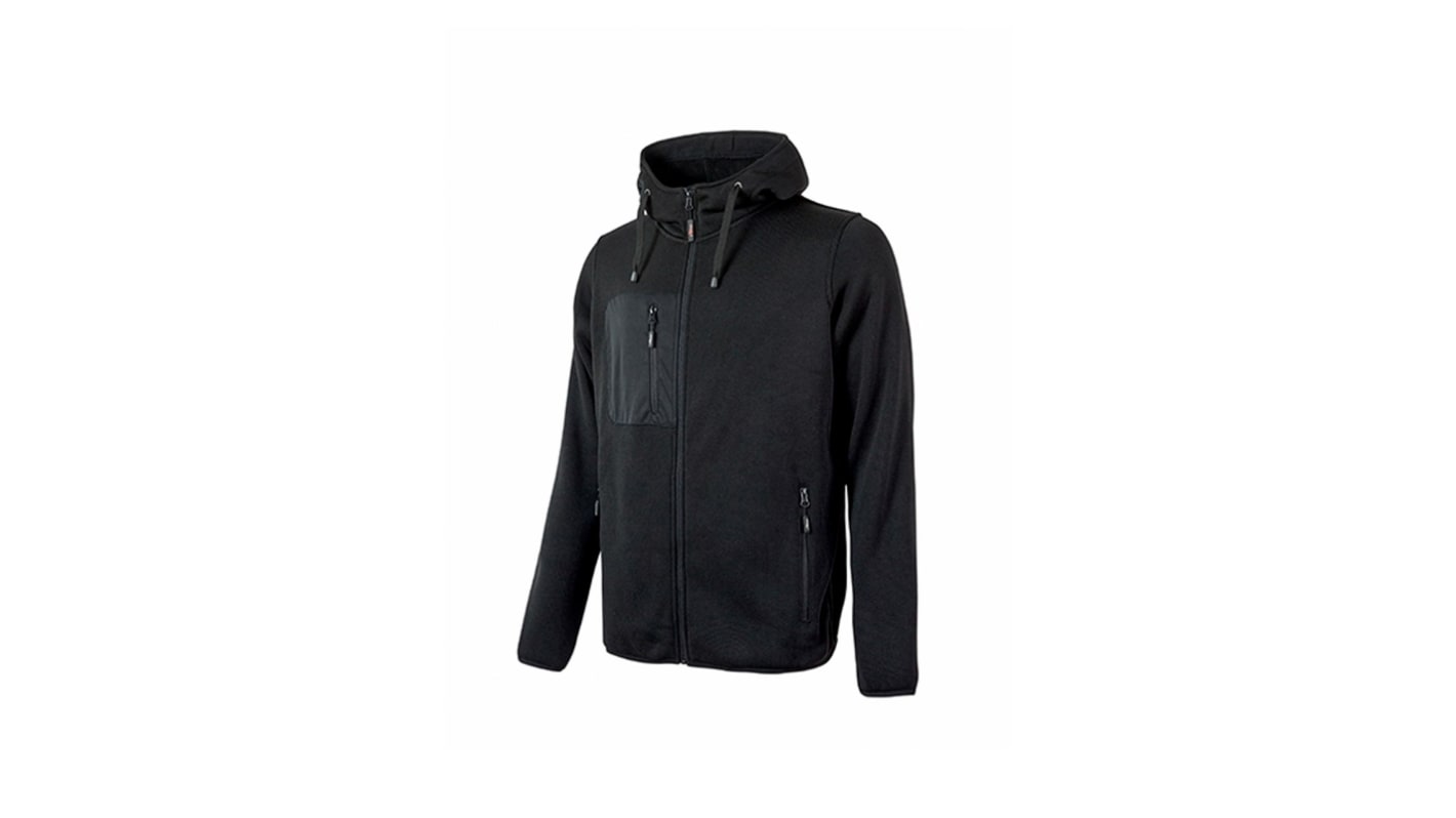 UPower RAINBOW Black 100% Polyester Work Fleece S