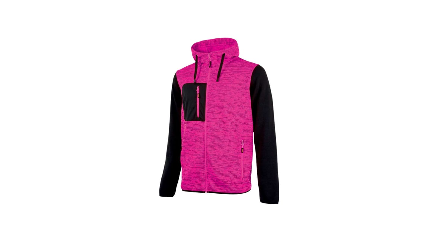 UPower RAINBOW Black/Pink 100% Polyester Fleece Jacket S