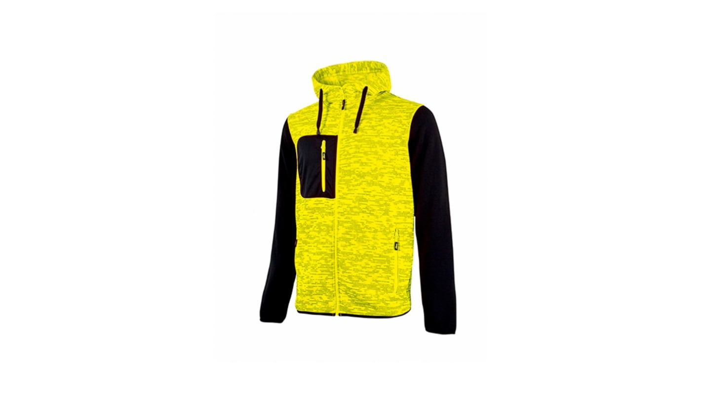 UPower RAINBOW Yellow 100% Polyester Fleece Jacket 3XL