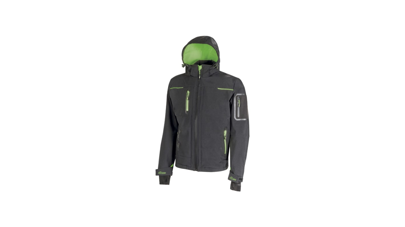 UPower FUTURE Asphalt Grey Green Hoodie Jacket, 3XL