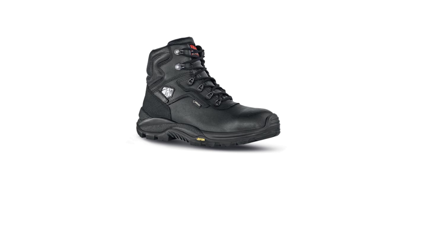 U Group Gore - Tex Herren Knöchel-Sicherheitsstiefel Schwarz, mit Zehen-Schutzkappe, Größe 39 / UK 6, EN20345 S3