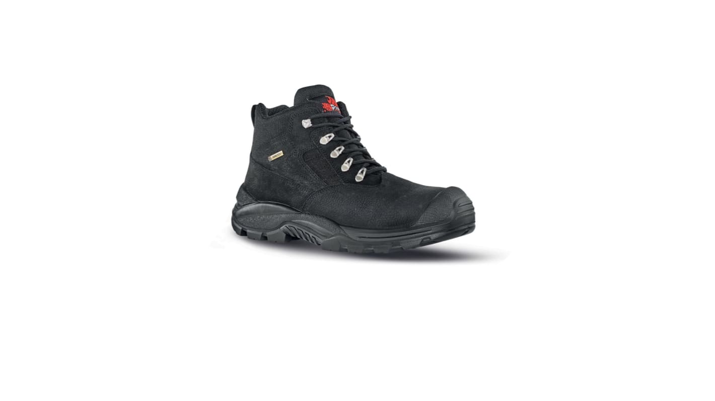 U Group Gore - Tex Unisex Knöchel-Sicherheitsstiefel Schwarz, mit Zehen-Schutzkappe, Größe 44 / UK 10, EN20345 S3