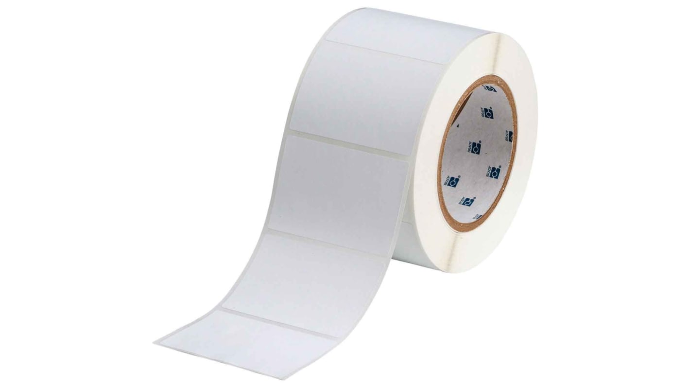 Brady R4300, R7950 Etikette auf Rolle H. 50.8mm B. 76.2mm 1000Pro Rolle auf Hellgrau