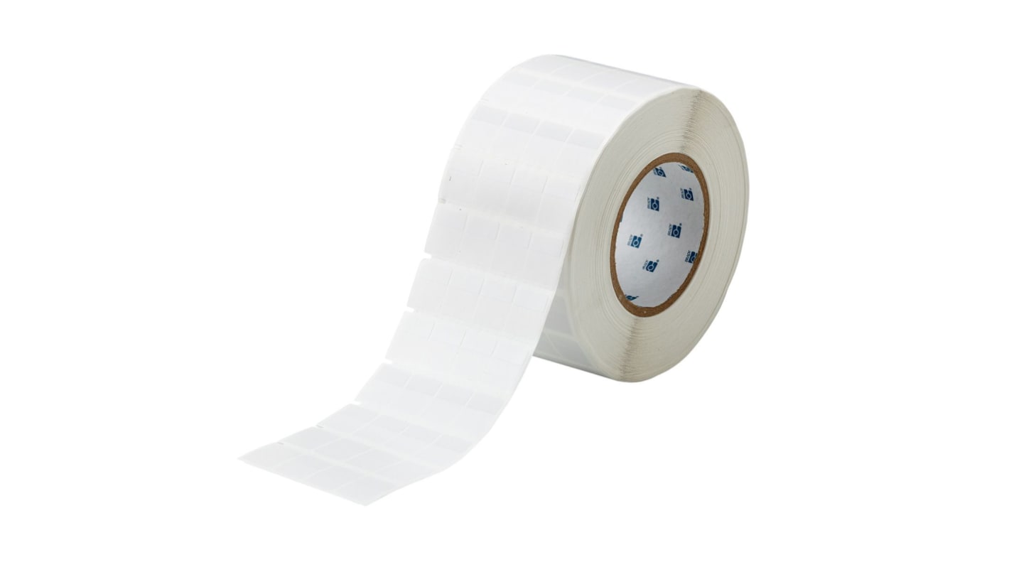 Brady R4300, R7950 White Label Roll, 19.05mm Width, 23.8mm Height, 10000Per Roll Qty