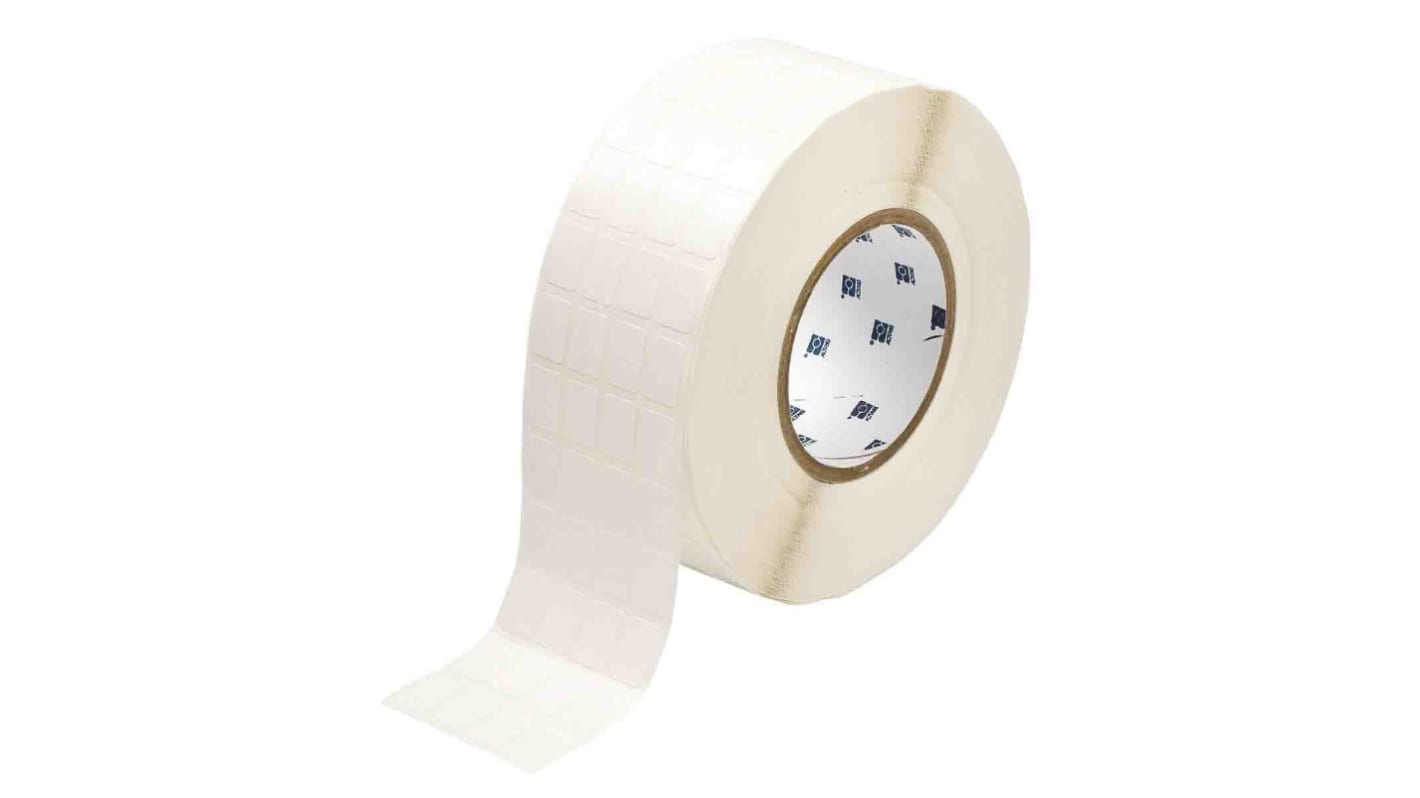 Brady R4900 White Label Roll, 12.7mm Width, 19.05mm Height, 10000Per Roll Qty