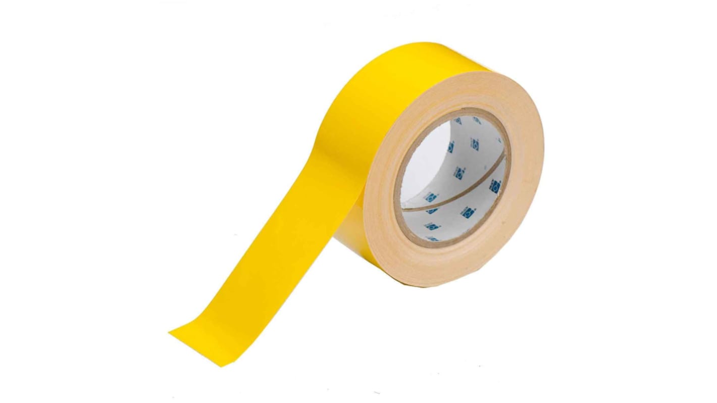 Brady Yellow Rubber 30.48m Floor Tape, 0.2mm Thickness