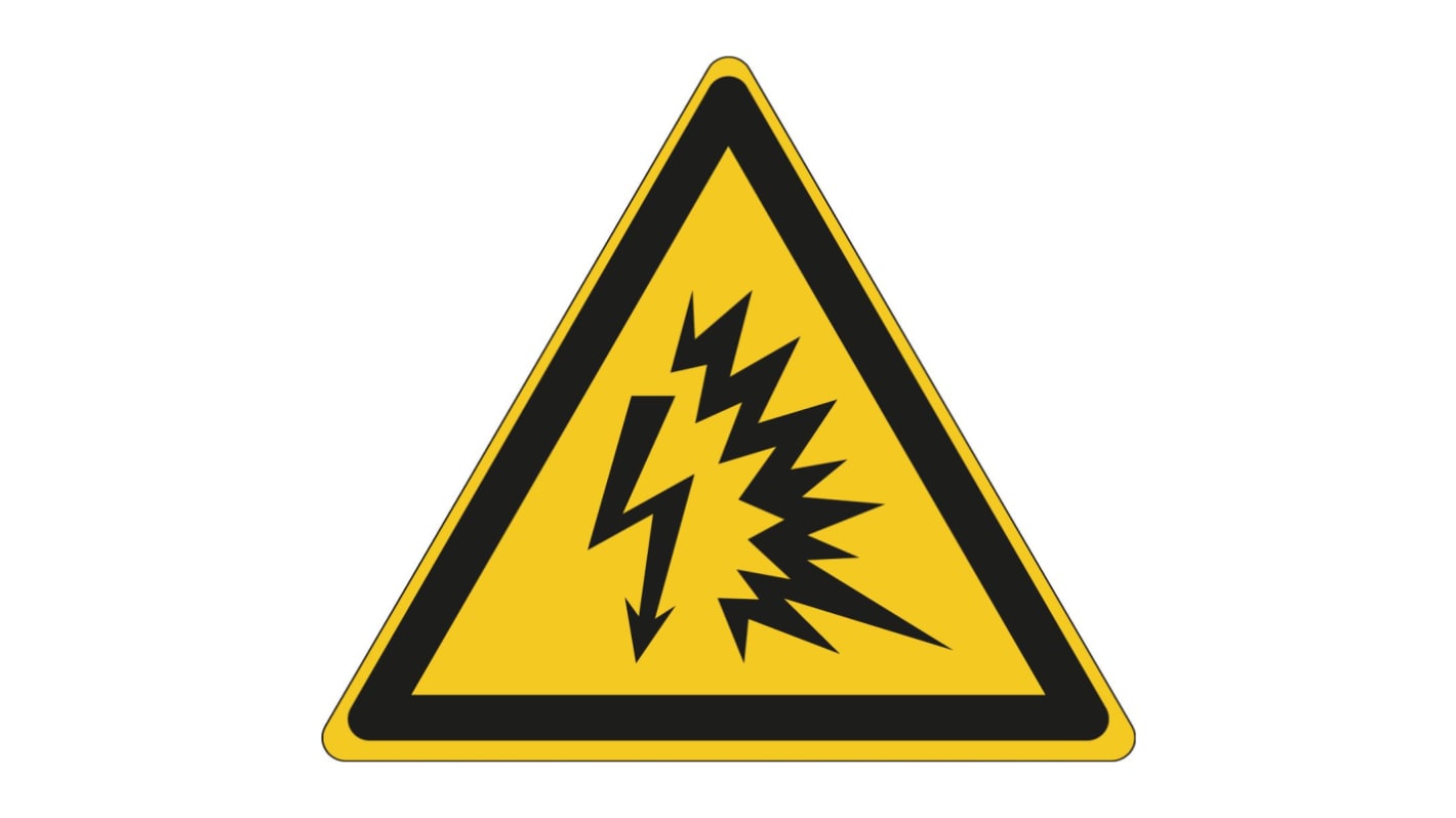 Brady Self-Adhesive Electrical Hazard Warning Sign