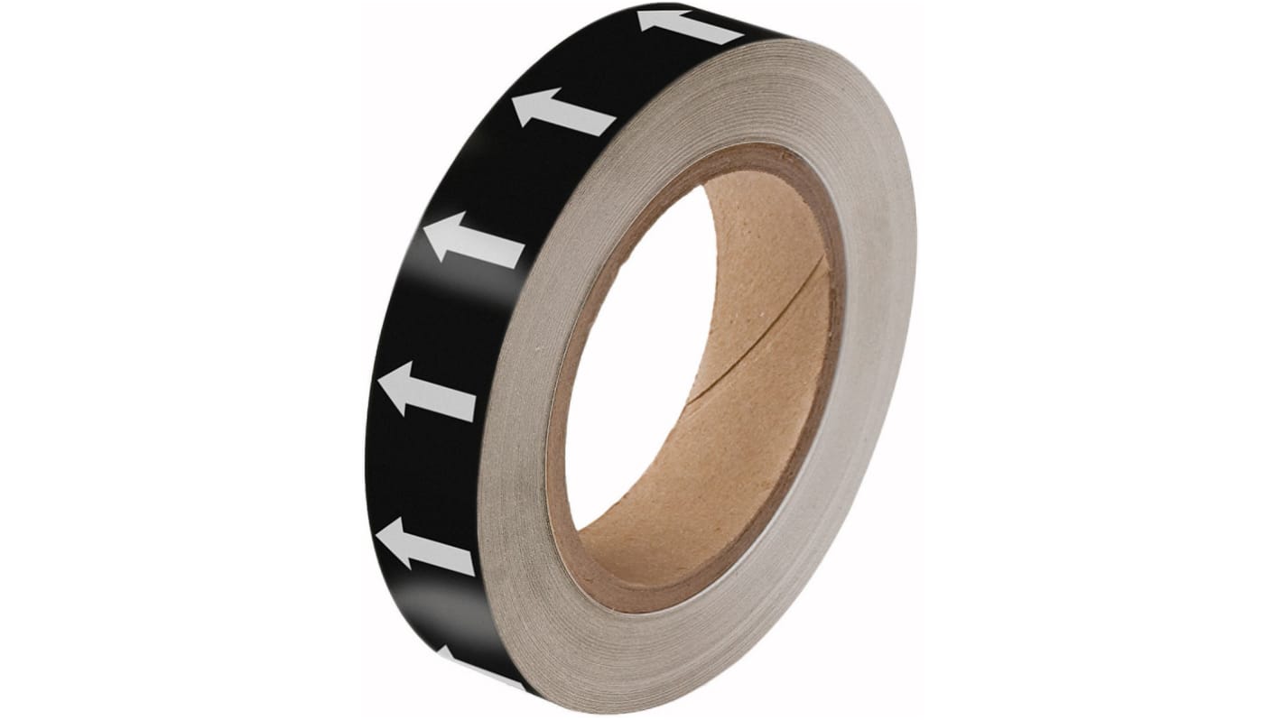 Brady Black, White High Visibility Tape 25.00mm x 33.00m