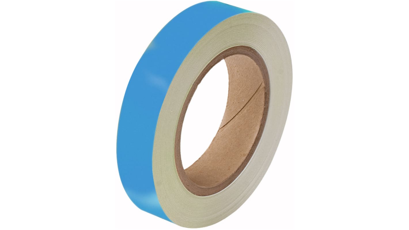 Brady Blue Polyester Pipe Marking Tape, Dim. W 25mm x L 33m