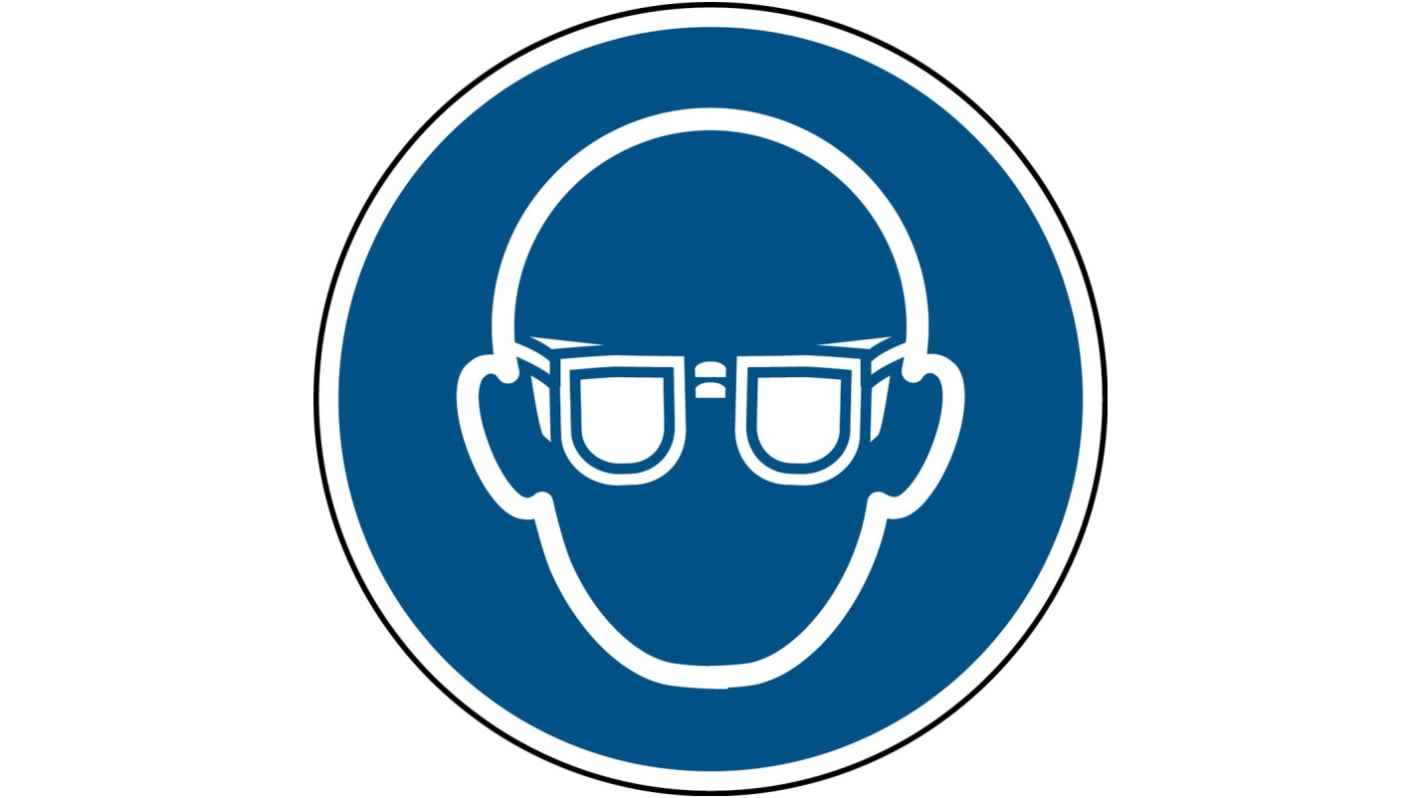 Brady Laminated Polyester B-7541 Mandatory Eye Protection Sign