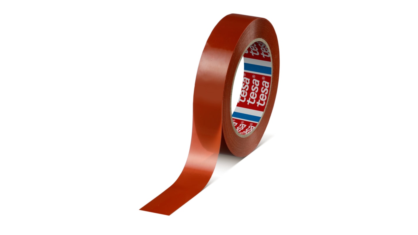 Tesa 4287 tesa 4287 Orange Strapping Tape, 66m x 25mm