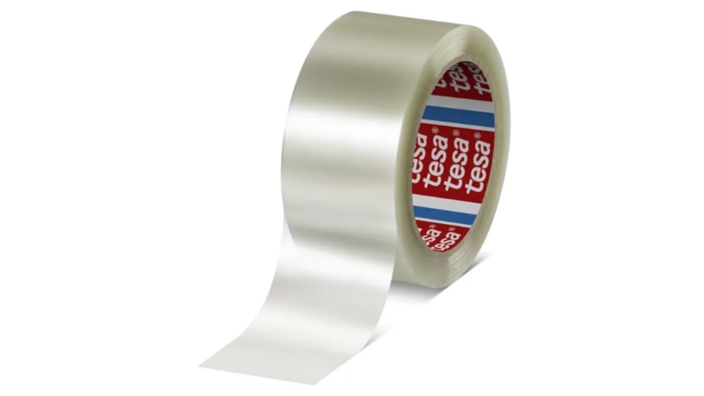 Ruban d'emballage Tesa 60412 ; PET, 66m x 50mm, Marron