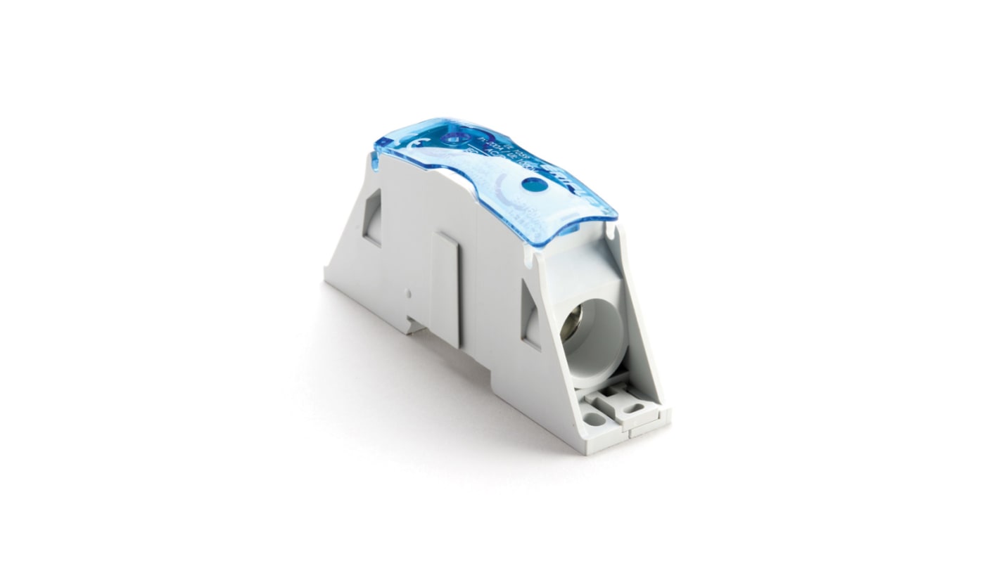 nVent ERIFLEX SB Series Terminal Block, 1-Way, 230A, 2 → 2/0 AWG Wire, Cage Clamp Termination