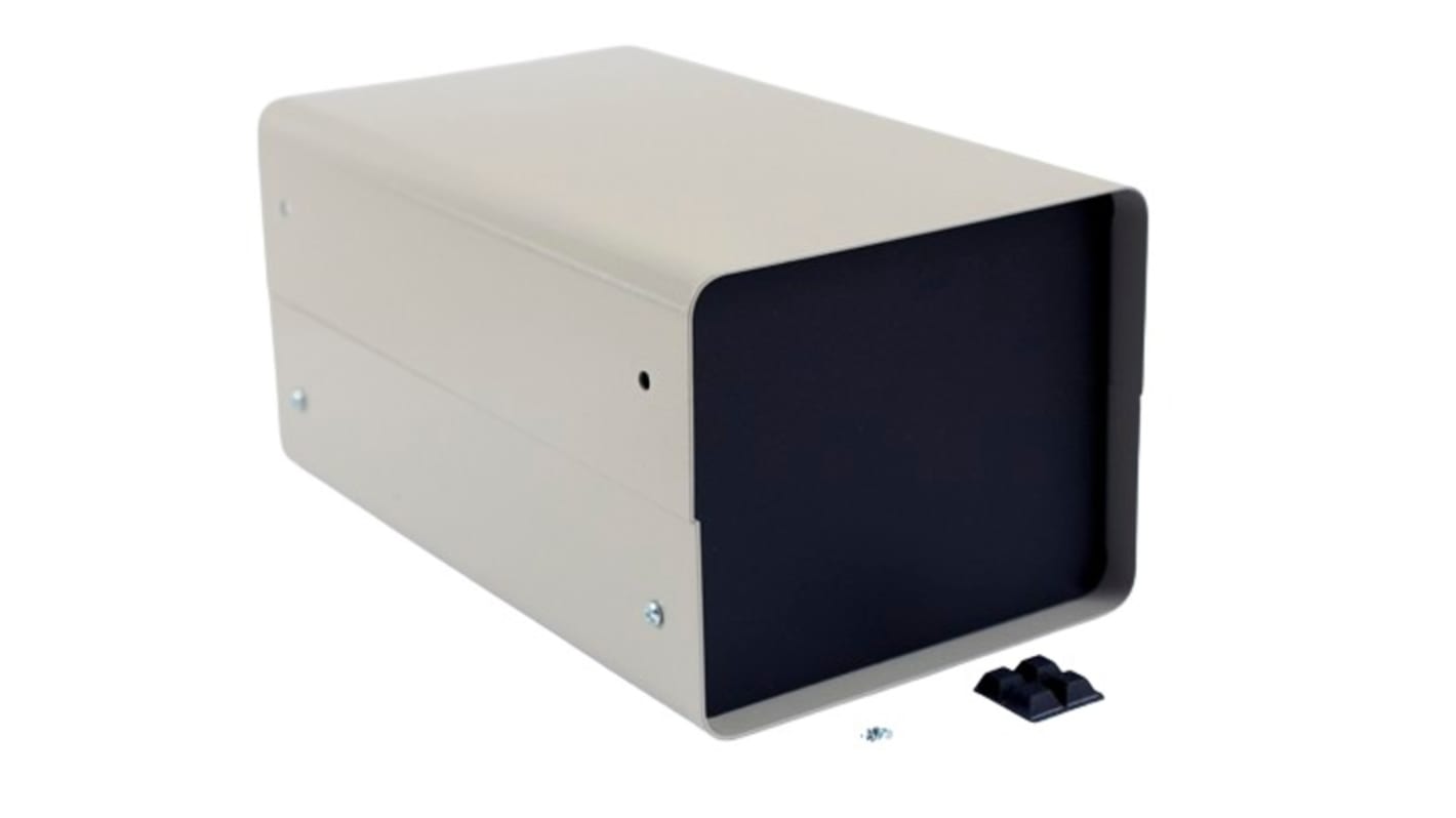 Hammond 1401 Grey, Aluminium & Steel Enclosure, 152 x 254 x 127mm