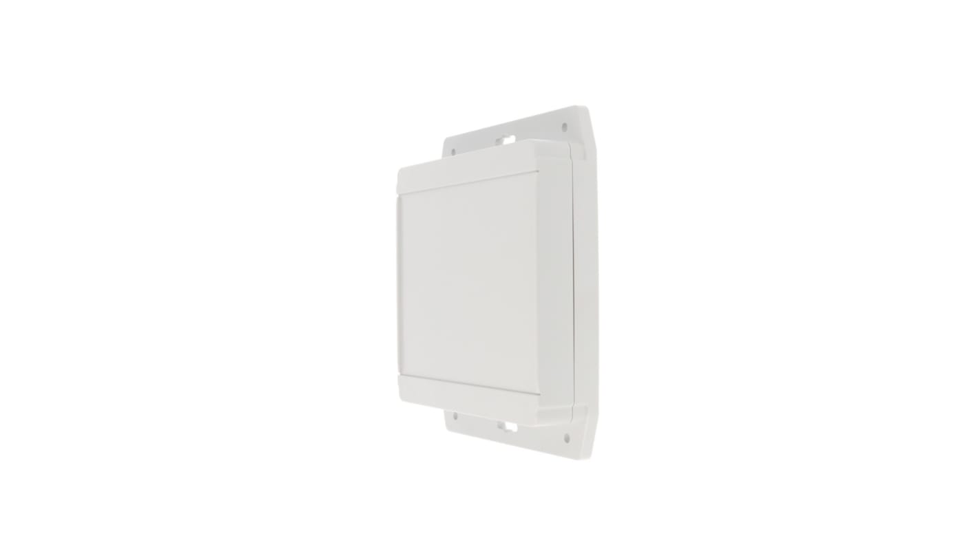 Hammond 1555F Series Grey ABS Enclosure, IP66, IP68, Flanged, Grey Lid, 140 x 140 x 37mm