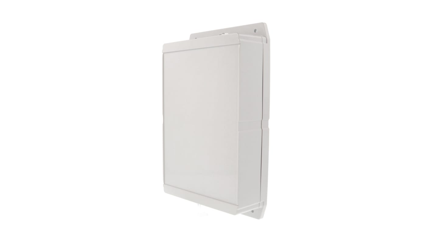 Hammond 1555F Series Grey ABS Enclosure, IP66, IP68, Flanged, Grey Lid, 240 x 160 x 62mm