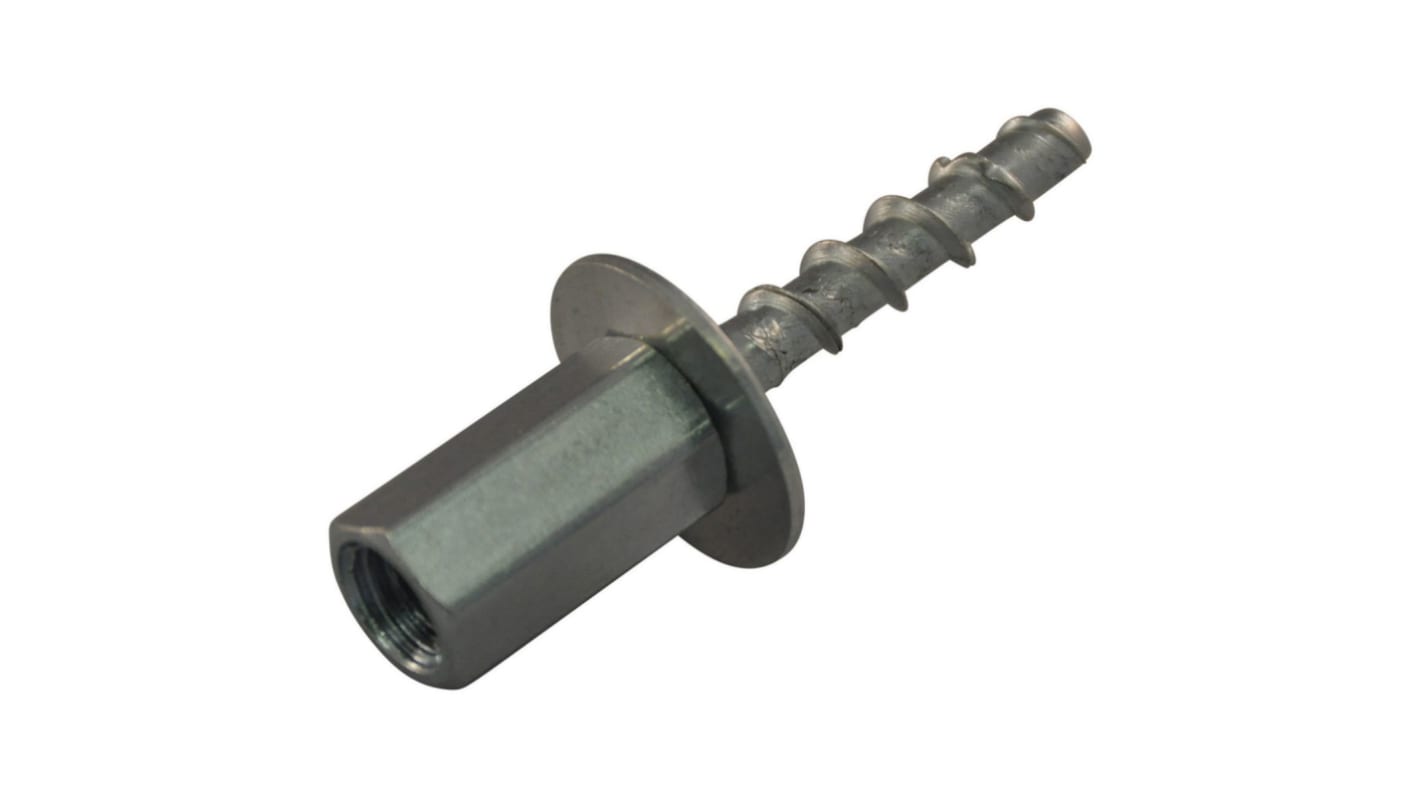 nVent CADDY Steel Concrete Screws M8 x 35mm, 6mm Fixing Hole