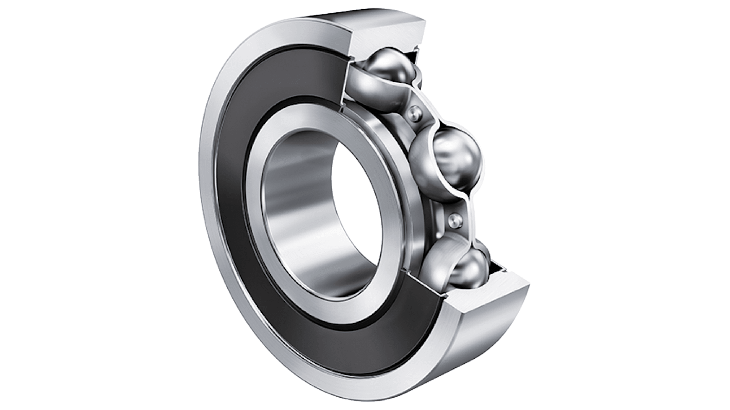 FAG 6305-C-2HRS Single Row Deep Groove Ball Bearing- Both Sides Sealed 25mm I.D, 62mm O.D