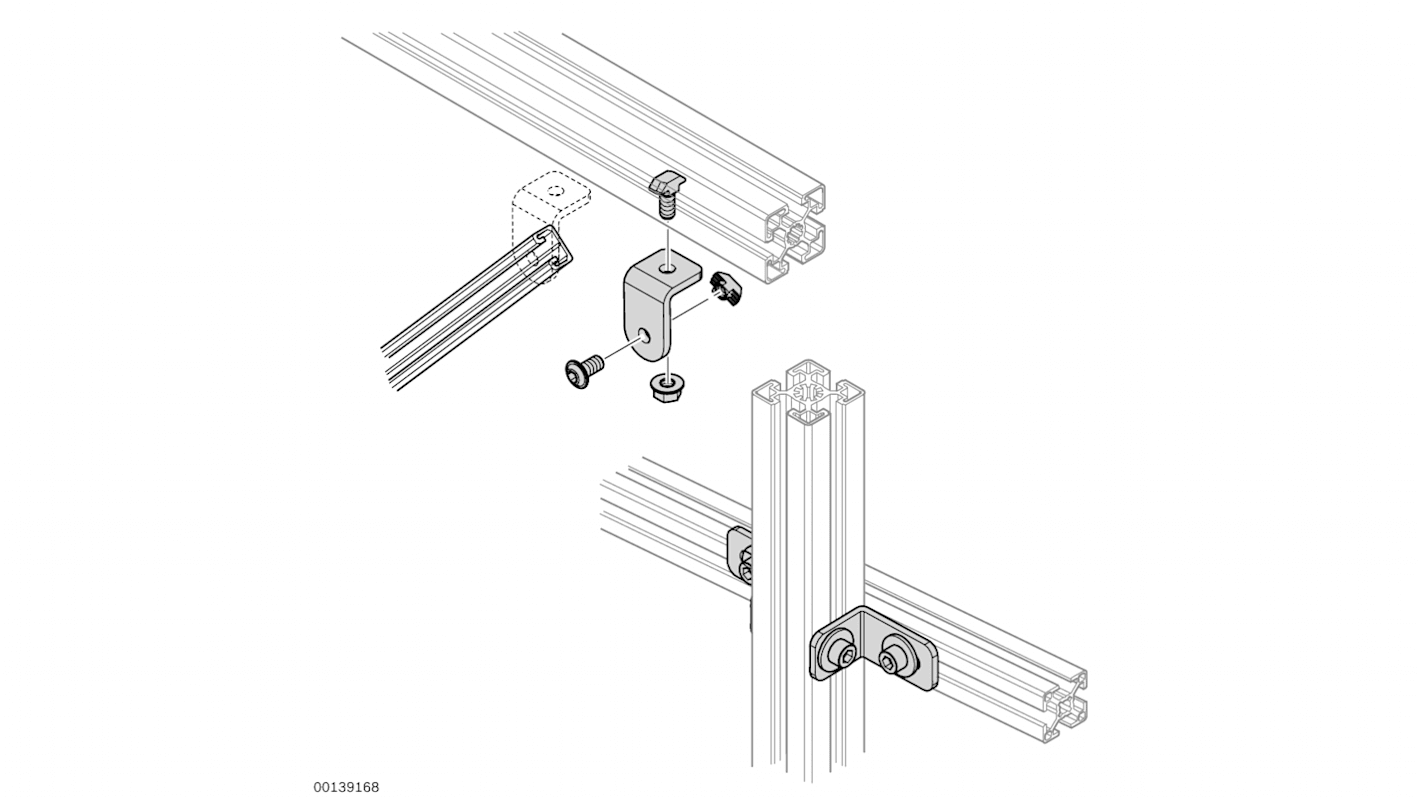 Bosch Rexroth Angle Bracket, Connecting Component