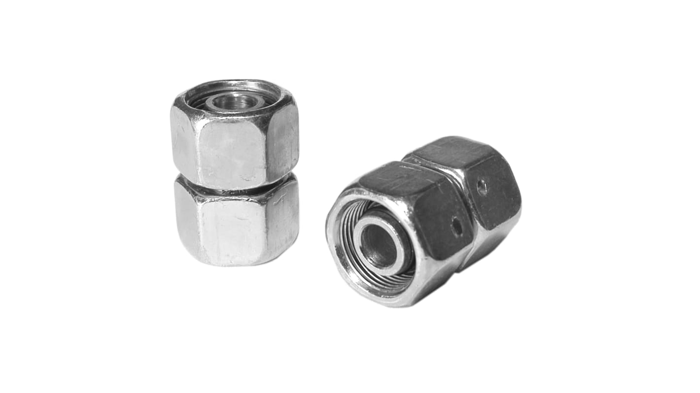 Parker Straight Swivel to Swivel Male 24° DIN Cone to Male 24° DIN Cone, GZ35LCF