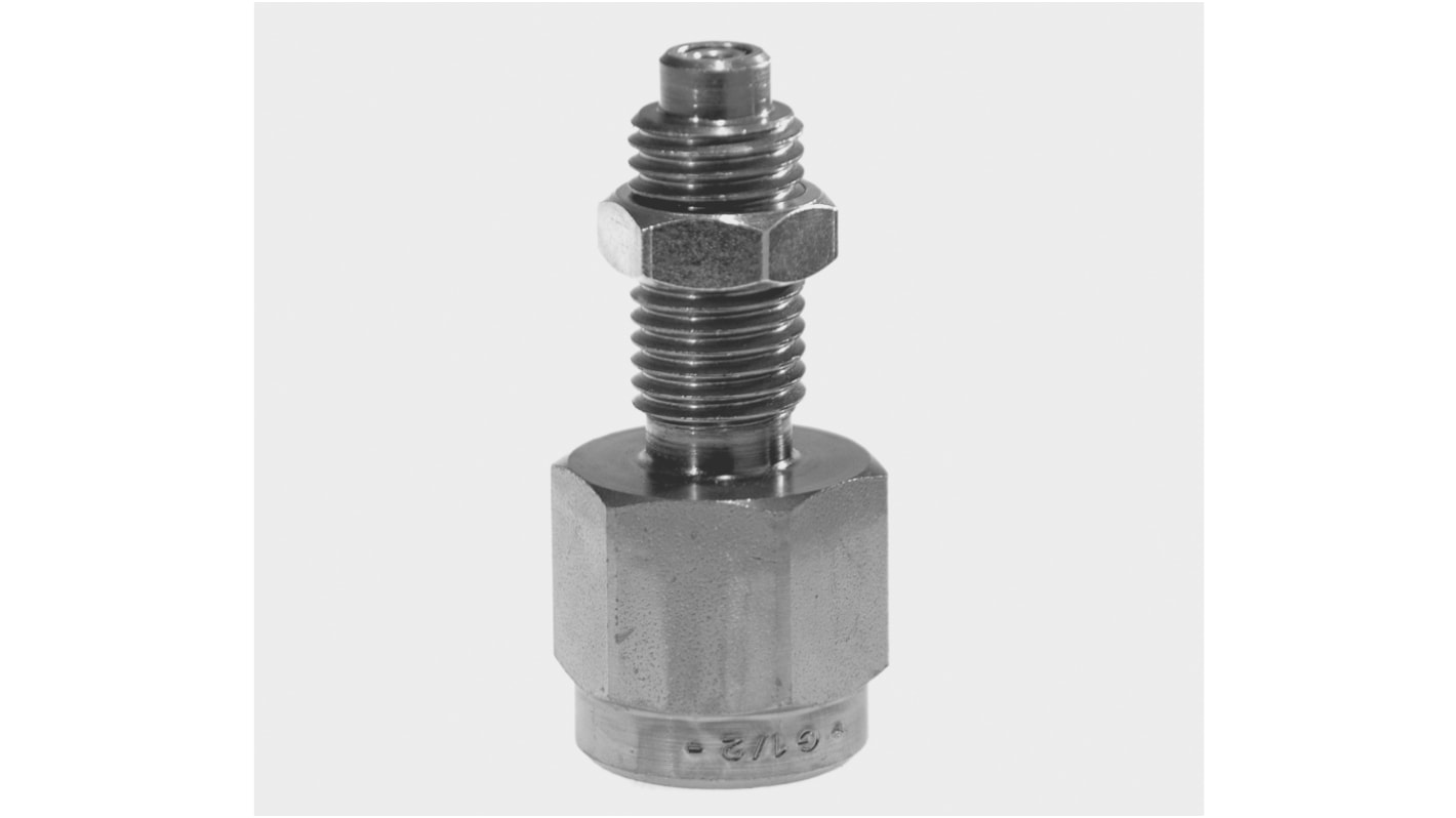 Adattatore filettato dritto idraulico Parker, connettore A: G 1/4