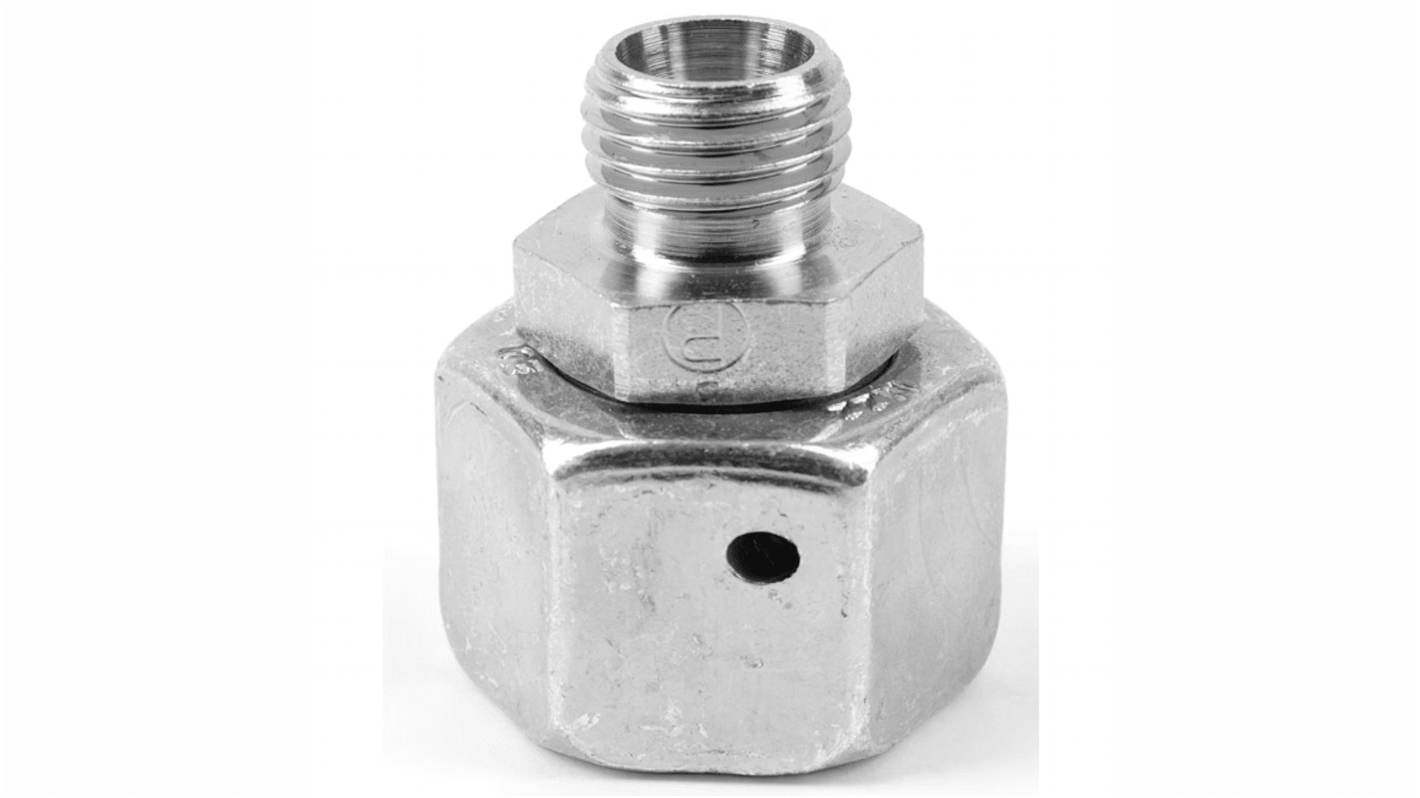 Racor hidráulico, Parker, RED16/10SOMDCF, Connector A Tubo 16, Connector B 10 mm