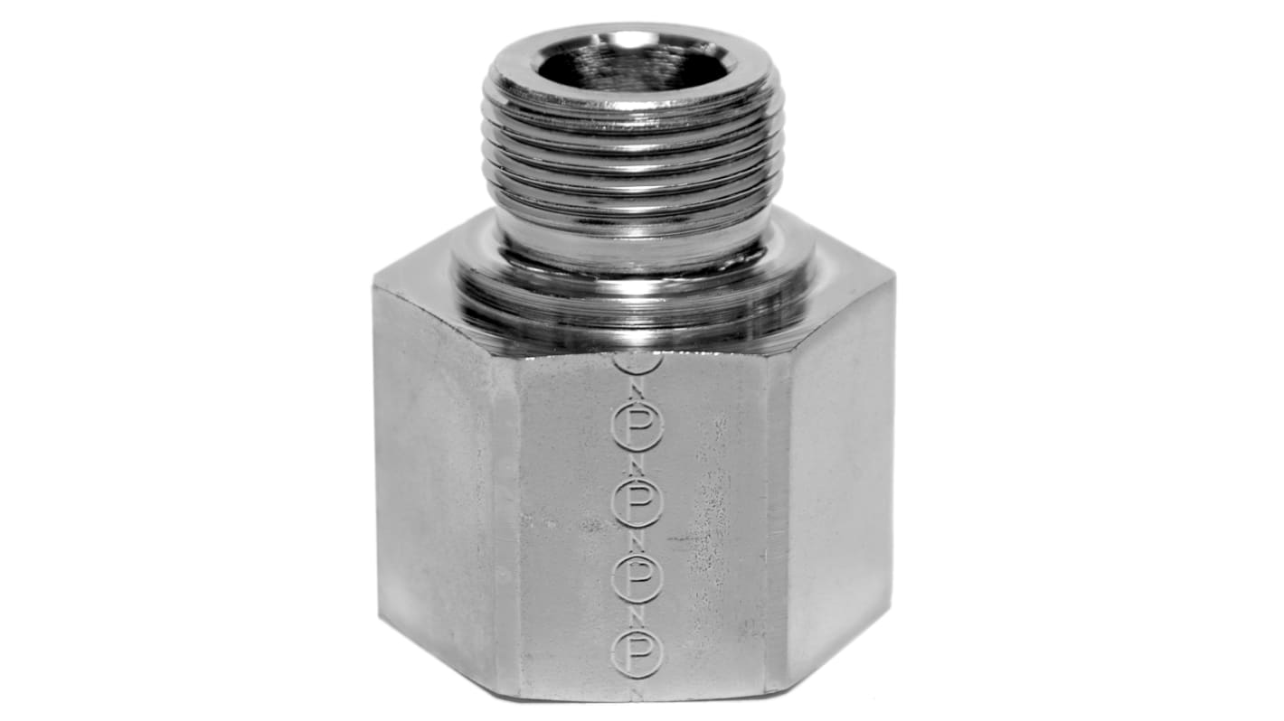 Parker Straight Port to Port Male BSPP to Female BSPP, RI1/8X1/4CFX