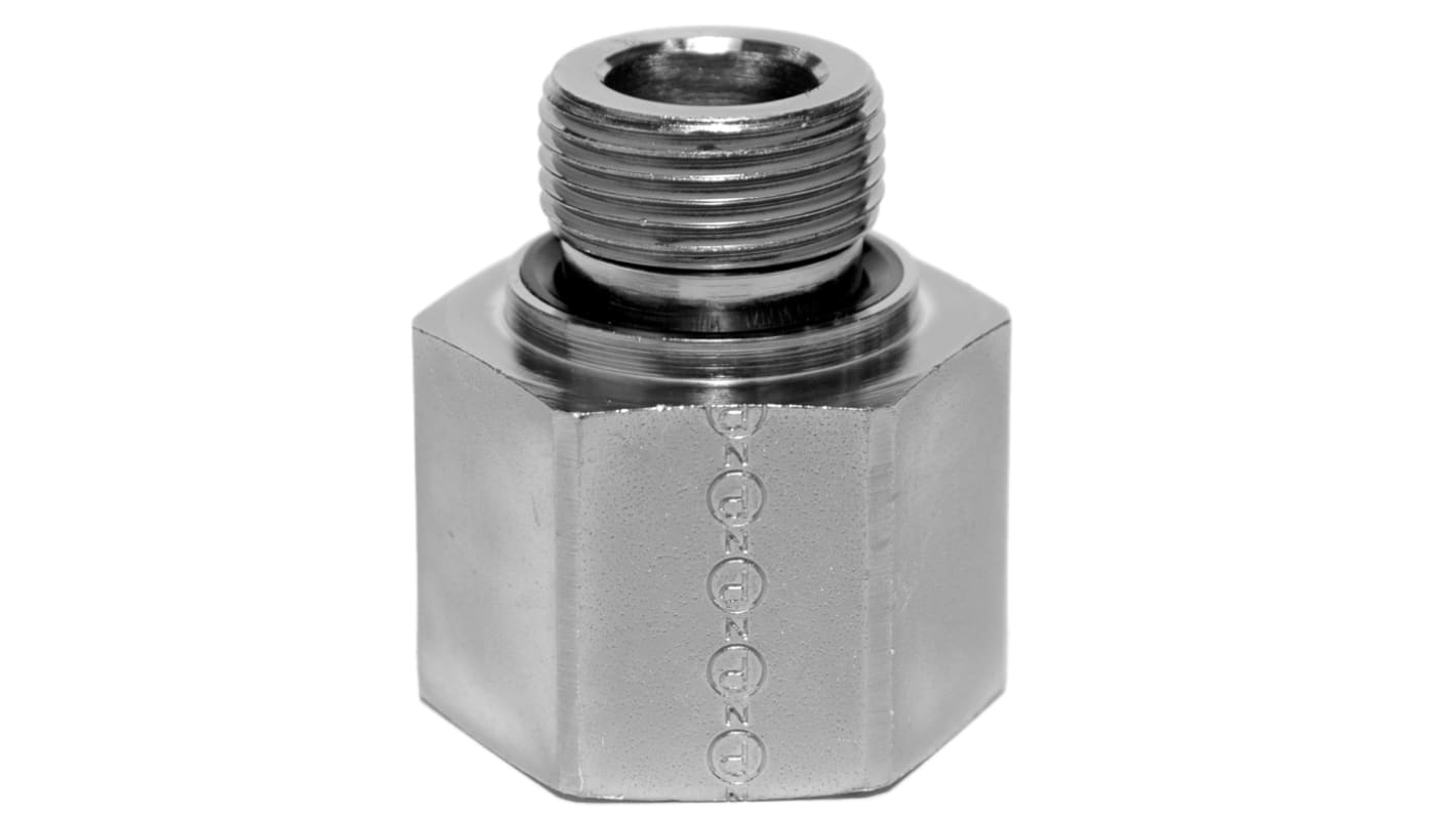 Parker Straight Port to Port Reducer Male BSPP to Female BSPP, RI11/2EDX1CF