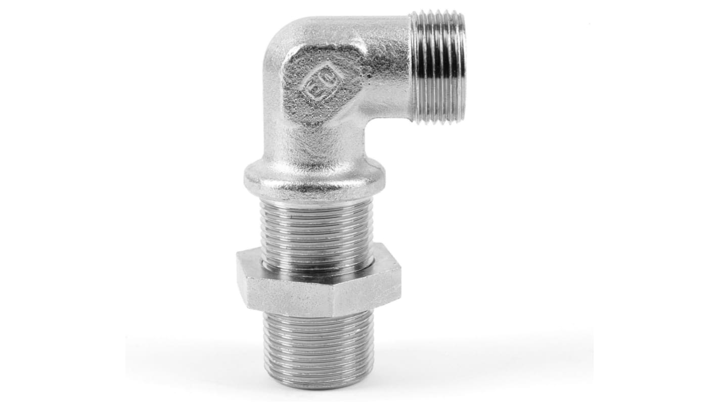 Racor hidráulico, Parker, WSV16SOMDCF, Connector A Tubo 16, Connector B 16 mm