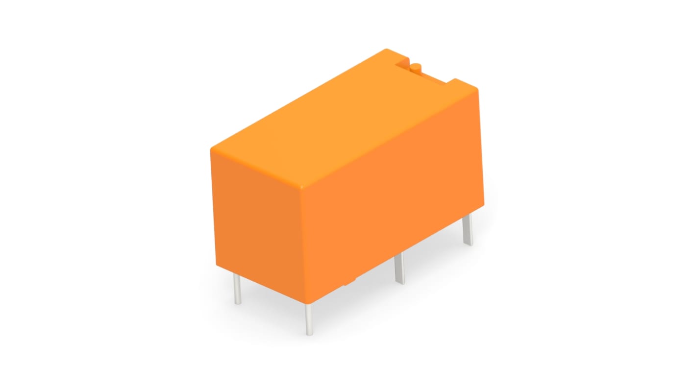 TE Connectivity PCB Mount Power Relay, 24V dc Coil, 6A Switching Current, SPST