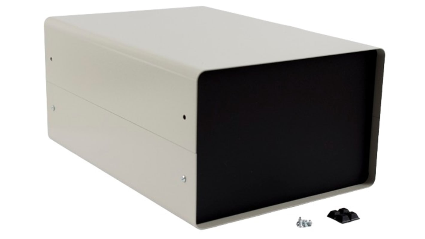 Hammond 1401 Grey, Aluminium & Steel Enclosure, 254 x 356 x 165mm