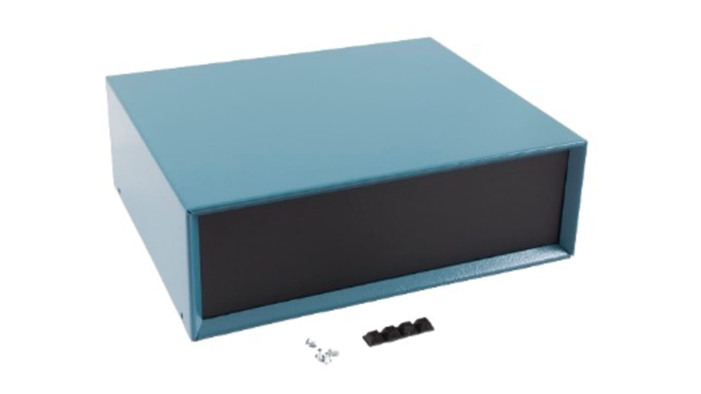 Hammond 1426 Blue, Aluminium & Steel Enclosure, 305 x 254 x 102mm