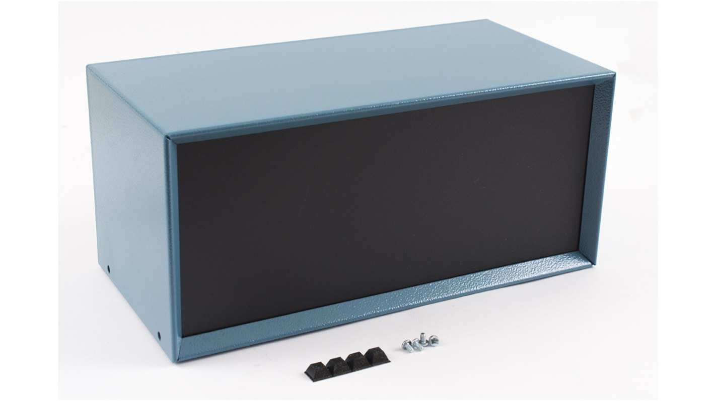 Hammond 1426 Blue, Aluminium & Steel Enclosure, 305 x 152 x 140mm