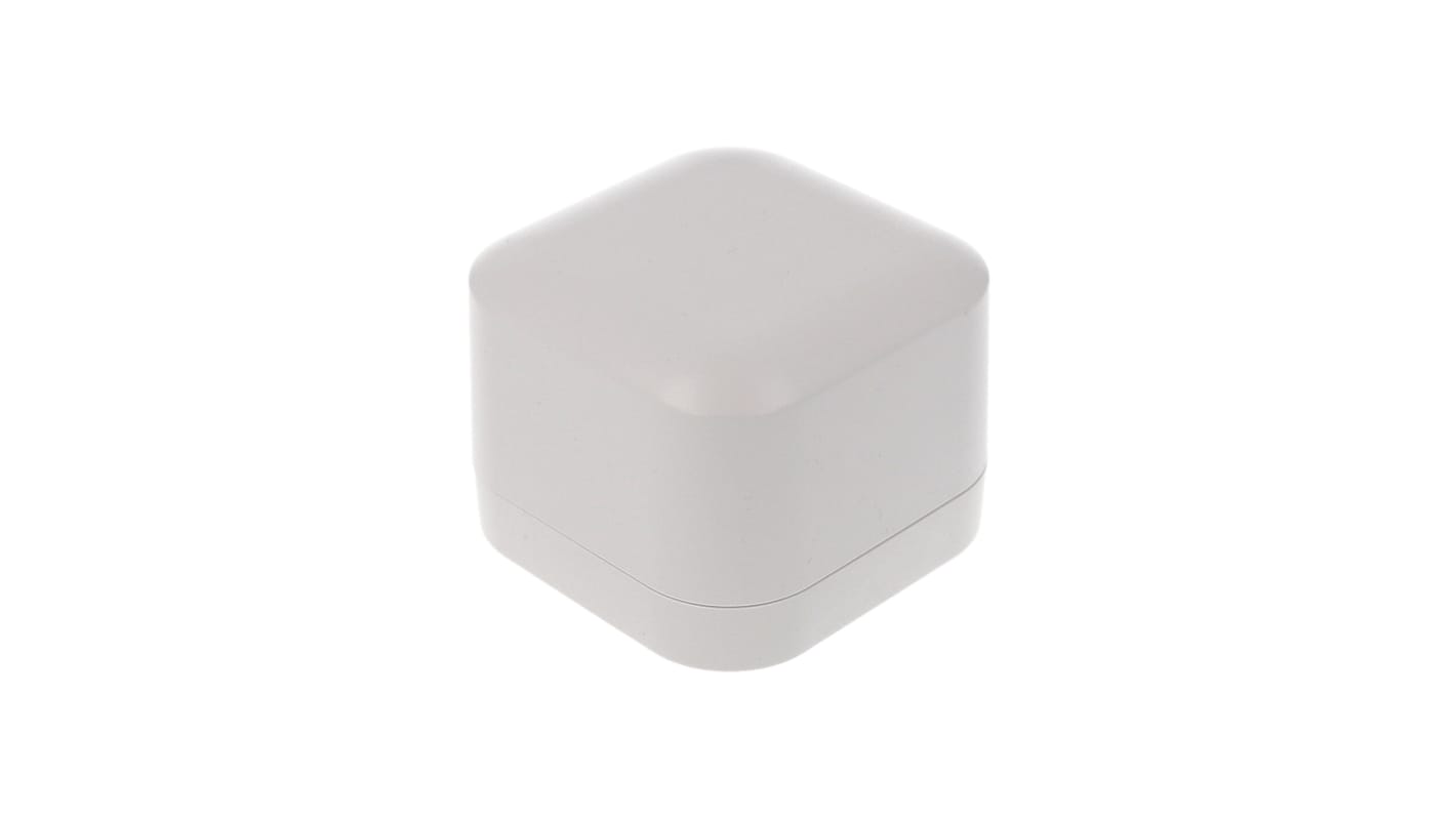 Hammond 1556 Series Light Grey ABS, Plastic General Purpose Enclosure, IP54, Flanged, Grey Lid, 80 x 80 x 60mm