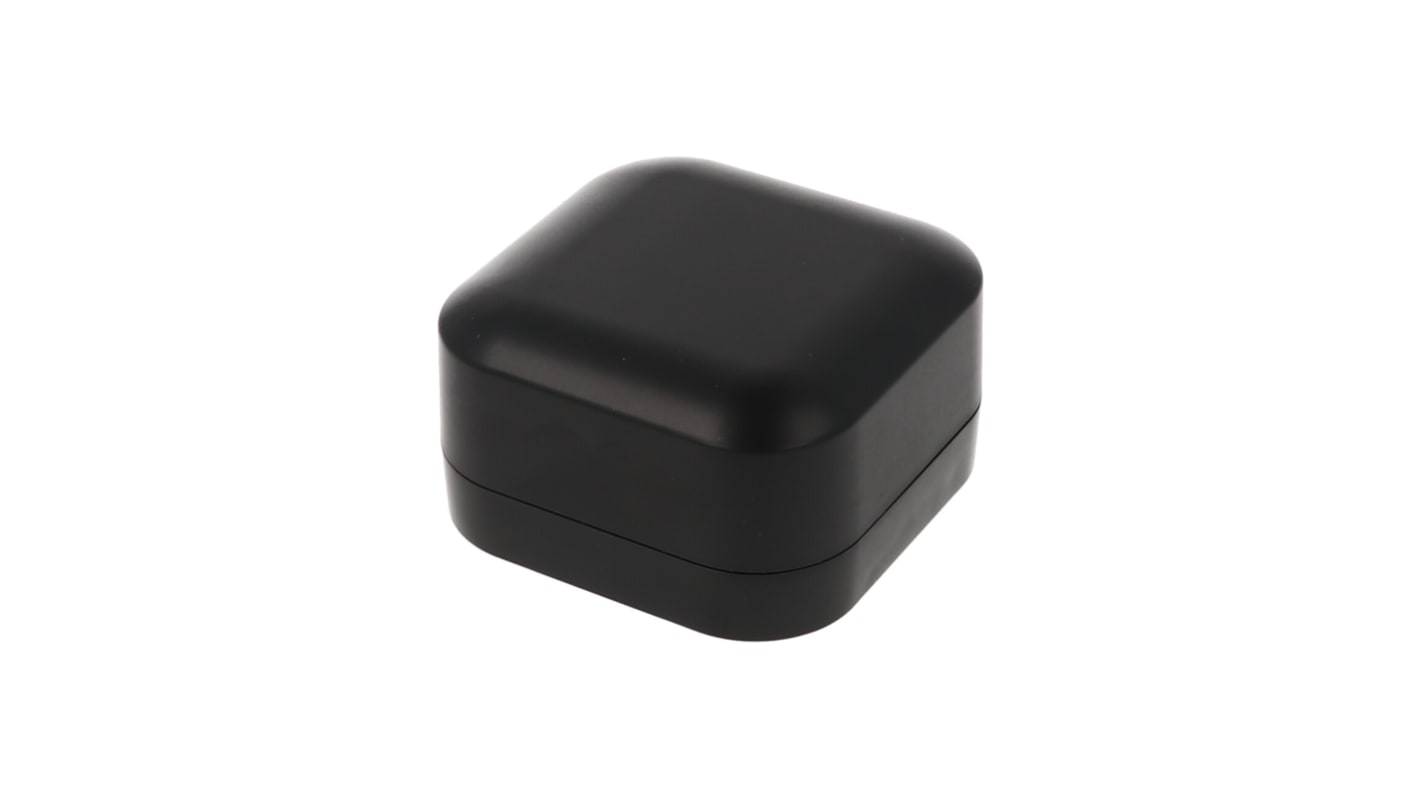 Hammond 1556 Series Black ABS, Plastic General Purpose Enclosure, IP54, Flanged, Black Lid, 80 x 80 x 45mm