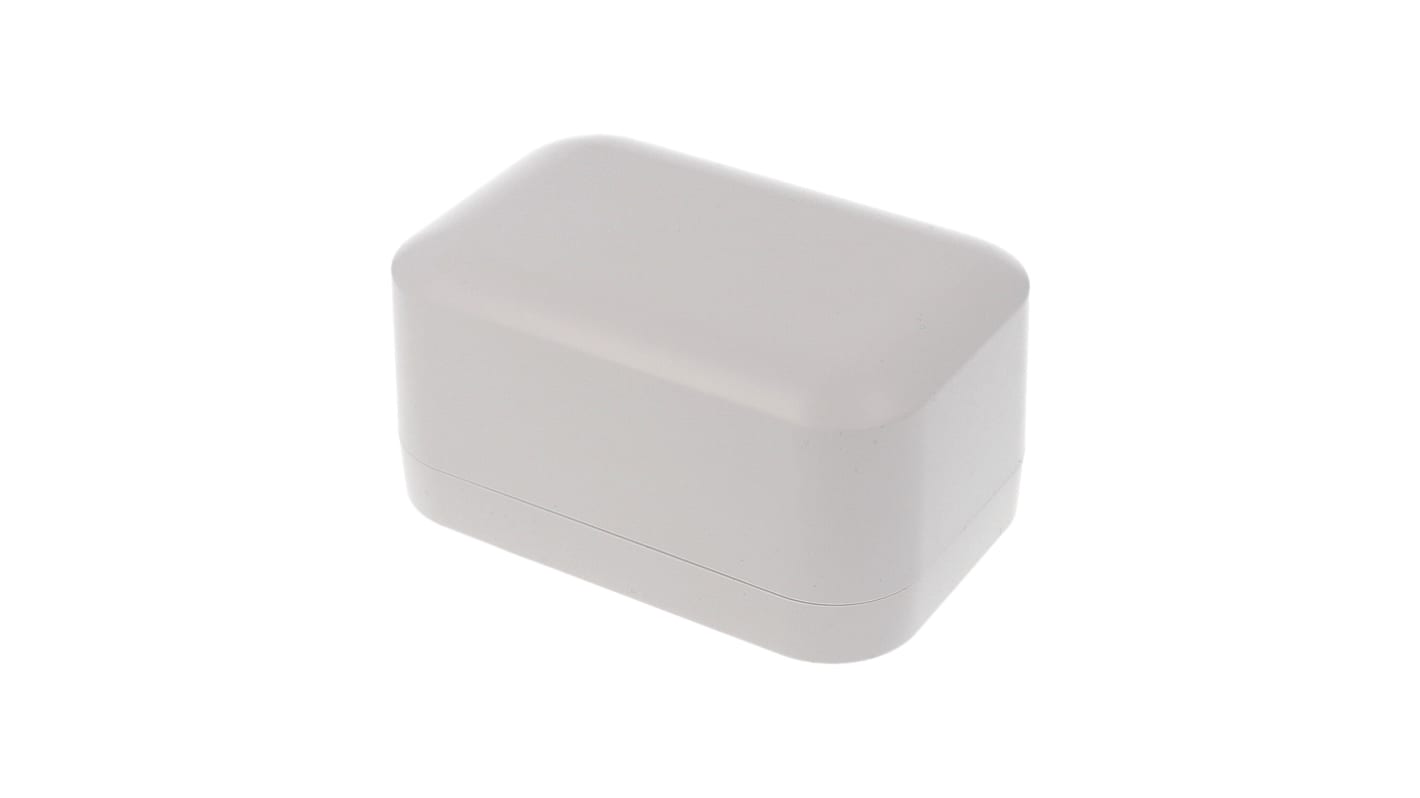 Hammond 1556 Series Light Grey ABS, Plastic General Purpose Enclosure, IP54, Flanged, Grey Lid, 80 x 120 x 60mm