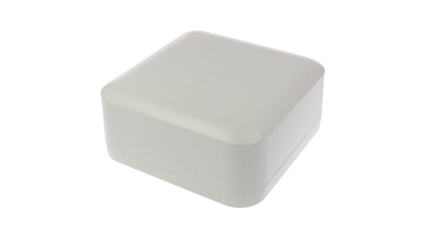 Hammond 1556 Series Light Grey ABS, Plastic General Purpose Enclosure, IP54, Flanged, Grey Lid, 160 x 160 x 70mm