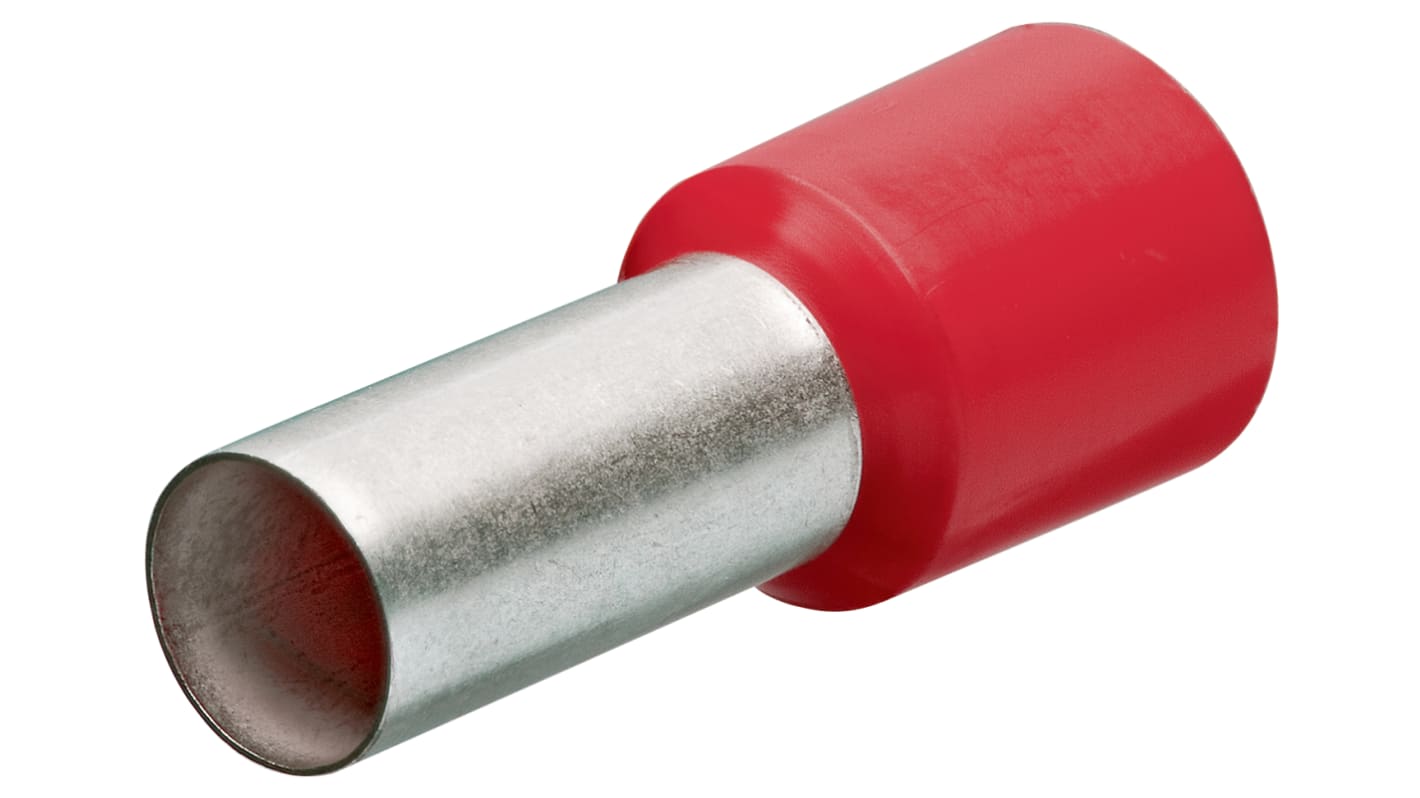 Knipex, 97 99 Insulated Ferrule, 8mm Pin Length, 1.4mm Pin Diameter, Red