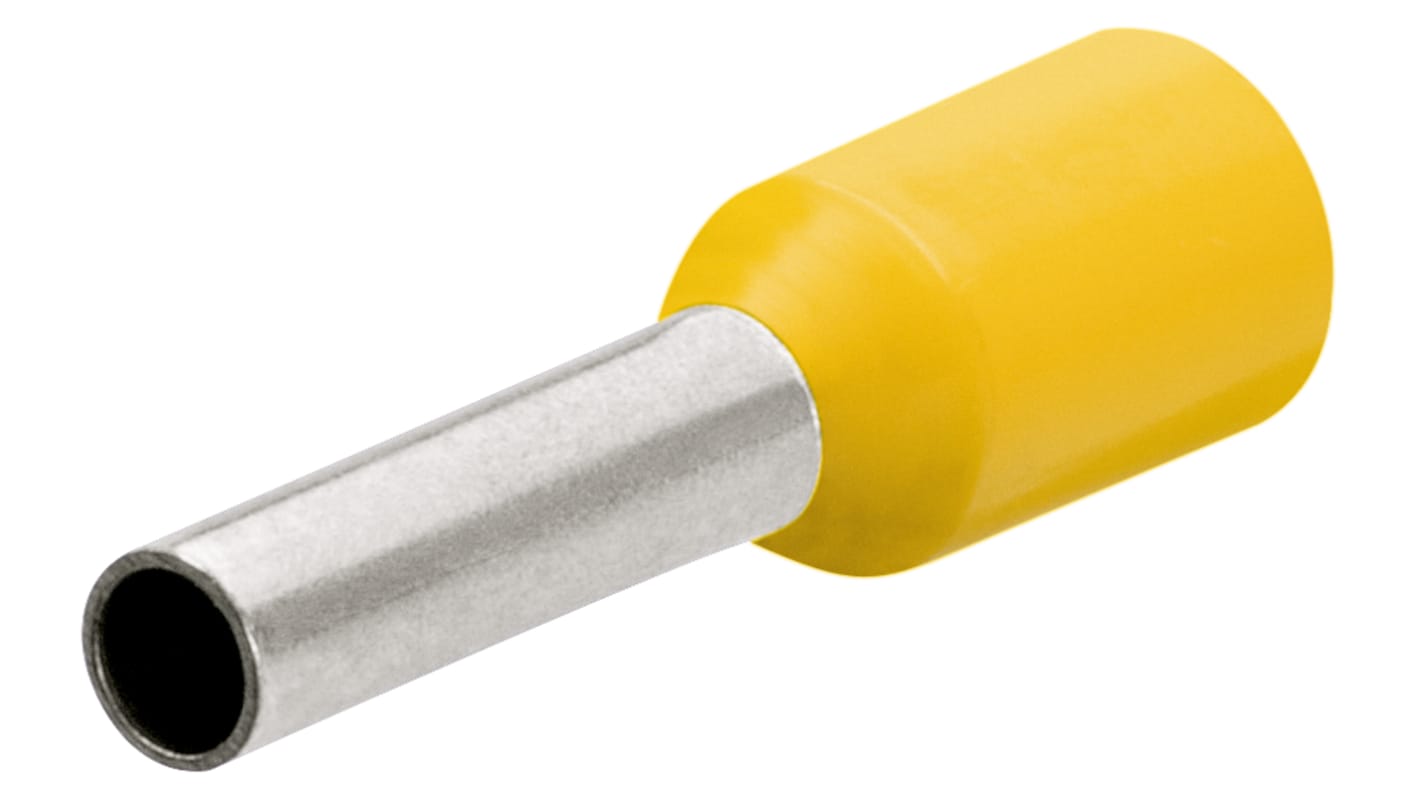 Knipex, 97 99 Insulated Ferrule, 18mm Pin Length, 3.5mm Pin Diameter, Yellow