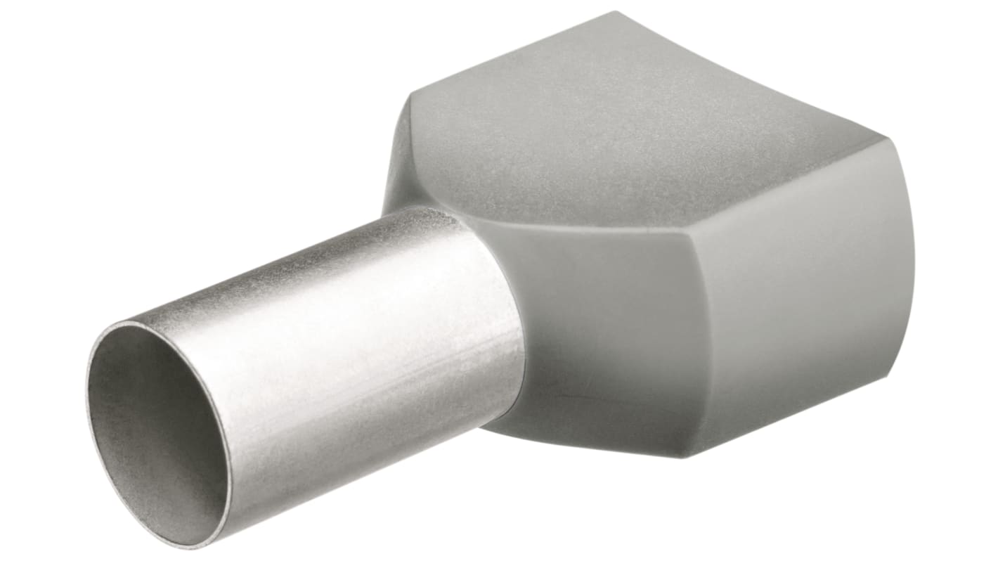 Knipex, 97 99 Insulated Ferrule, 8mm Pin Length, 1.7mm Pin Diameter, Grey