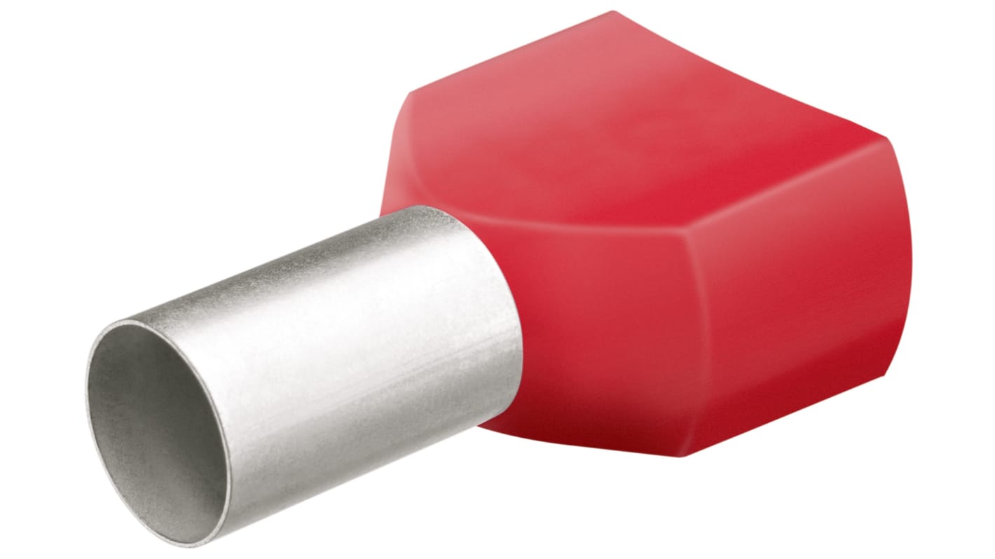 Puntera Knipex, Serie 97 99, Aislado, Pin de 8mm, Rojo 2 x 18AWG 2 x 18AWG 2 x 1mm²