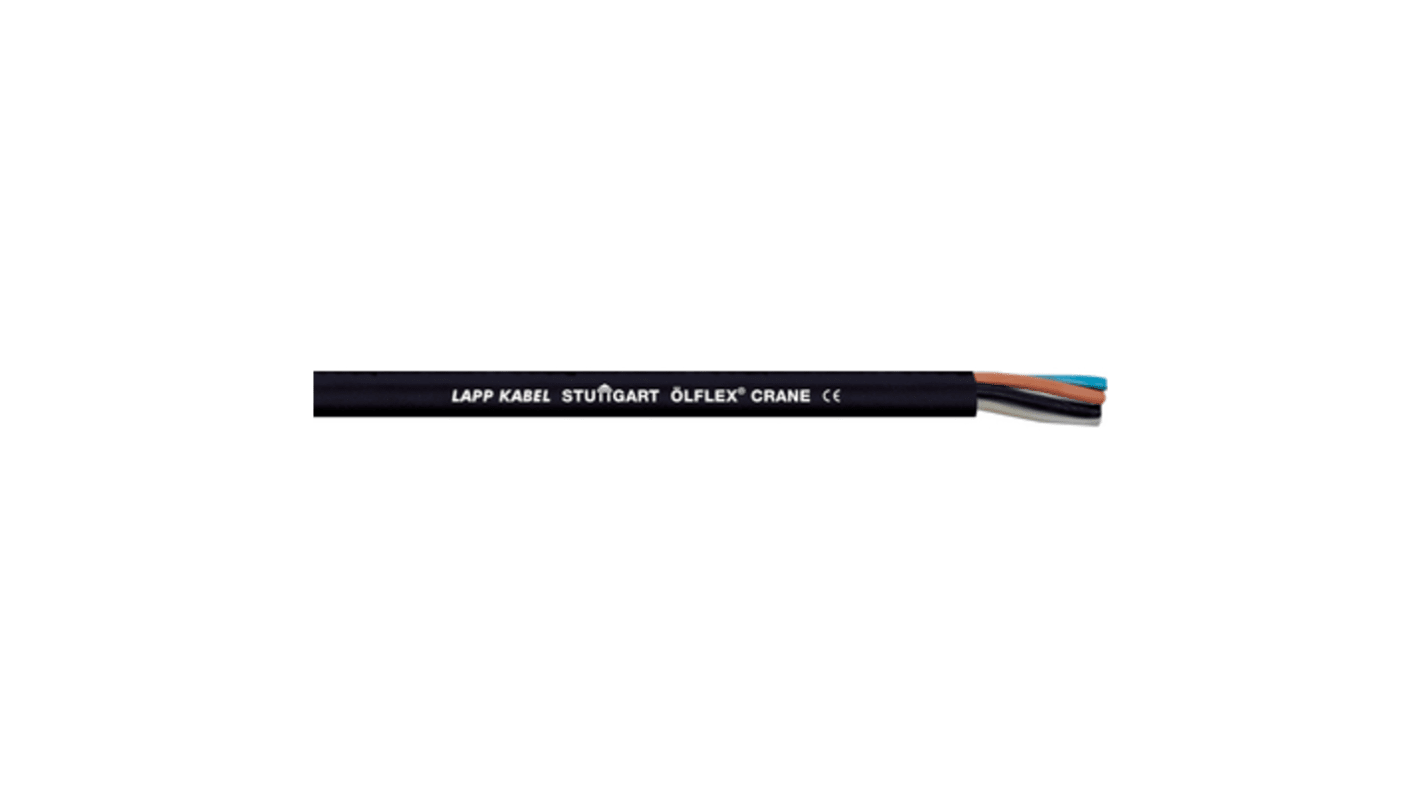 Lapp, Flexible Multicore, 100m 5 Core, Black Rubber Power Cable