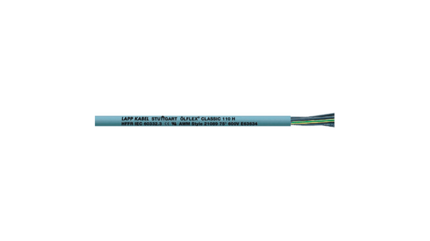 Lapp, Flexible Multicore, 100m 2 Core, Grey Halogen Free Compound Power Cable
