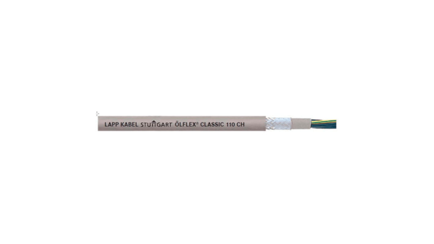 Lapp, Flexible Multicore, 100m 3 Core, Grey Halogen Free Compound Power Cable